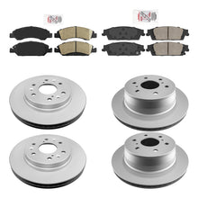 Ceramic Front & Rear Pads & Coated Rotors FOR 15-20 CADILLAC ESCALADE + ESV