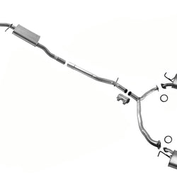 Exhaust System Pipe Dual Mufflers Gaskets Fits For 07-12 Mazda CX-9