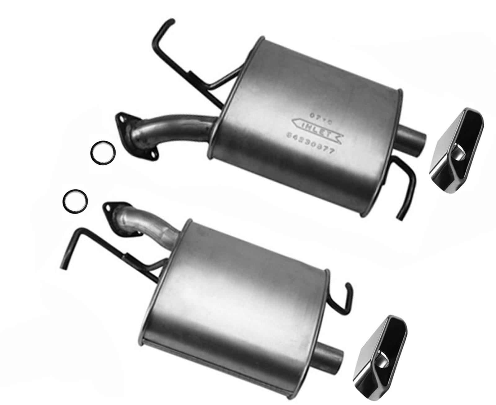 Silenciadores traseros para Mazda CX-9 2007-2015 3.7L 3.5L CY01-40100E CY02-40-200E