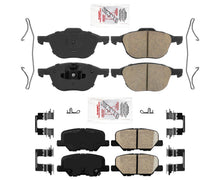 Front & Rear AmeriPRO Ceramic Pads For 2014-2016 Mazda 3 Sport with 280MM Rotor