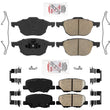 Front & Rear AmeriPRO Ceramic Pads For 2014-2016 Mazda 3 Sport with 280MM Rotor