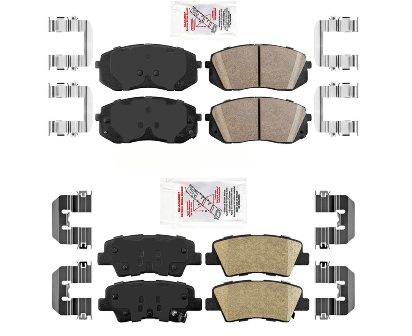 Pastillas de freno de cerámica AmeriPRO para freno de estacionamiento eléctrico Kia Optima 2.4 2016-19