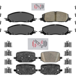 For 2020-21 Ford Explorer With 363MM AmeriBrake Ceramic Pads Hardware Brake Pads