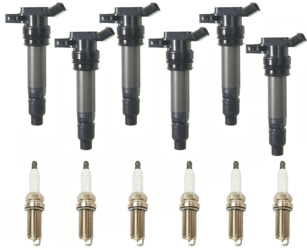 6 Direct Ignition Coils & Platinum Spark Plugs For Volvo S80 2007-2014 3.2L