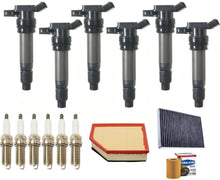 6 bobinas de encendido, bujías y filtros de platino para Volvo S80 2007-2014 3.2L