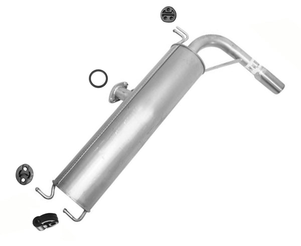 Rear Muffler Exhaust With Gasket & Hangers For Toyota Rav4 2001-2005