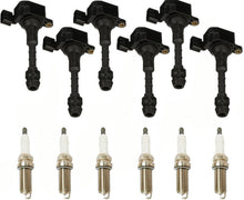6 bobinas de encendido directo bujías de platino para Infiniti FX35 3.5L 2003-2008