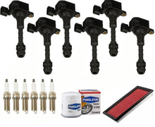 6 bobinas de encendido directo bujías de platino para Nissan 350Z 3.5L 2003-2006