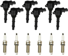 6 bobinas de encendido y bujías de platino para Mercedes Benz C280 3.0L 2006-2007