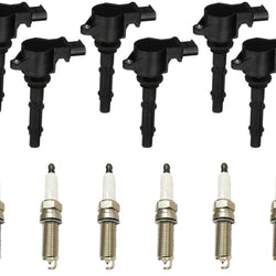 6 Direct Ignition Coils & Platinum Spark Plugs For Sprinter 2500 3.5L 2007-2008