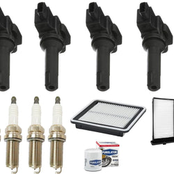 Ignition Coils Platinum Spark Plugs & Filters For Subaru Forester 2.5L 11-2012