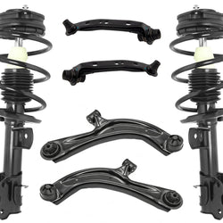 Front Complete Struts Lower & Upper Control Arms For Nissan Sentra 2013-2019