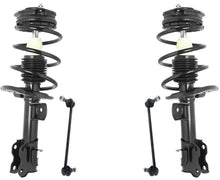 Front Complete Coil Spring Struts & Sway Bar Links For Nissan Sentra 1.8L 13-19