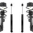 100% New Front Complete Spring Struts & Rear Shocks for 14-17 Nissan Sentra 1.8L