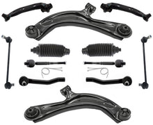 Front Lower  & Upper Control Arms Tie Rods & Links For Nissan Sentra 2013-2019
