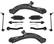 Front Lower Control Arms Tie Rods & Sway Bar Links For Nissan Sentra 2013-2019