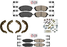 Pastillas de freno de disco cerámico delanteras y traseras para Subaru Forester 2009-2010