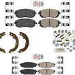 Front & Rear Ceramic Disc Brake Pads for Subaru Forester 2009-2010