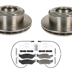 Front Disc Brake Rotors Pads for 2017-2021 F53 16000lbs to 22000lbs GVW W/ EWS