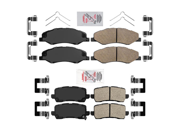 AmeriPro Premium Ceramic Brake Pads Hardware For 2021-2023 Honda Odyssey