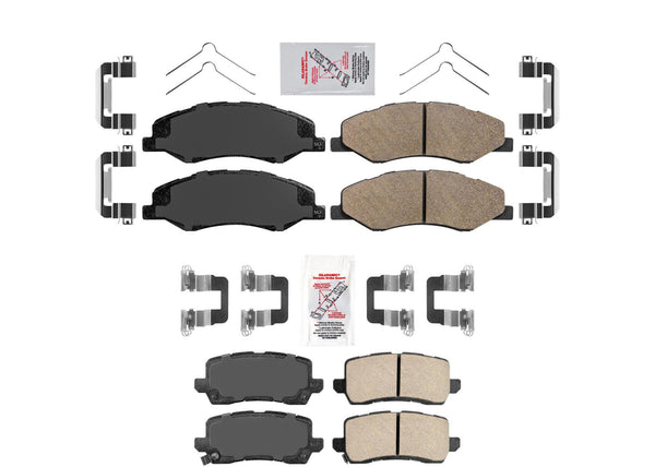 AmeriPro Premium Ceramic Brake Pads Hardware For 2018-2020 Honda Odyssey