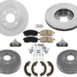 Front Rotors Ceramic Pads Drum Brake Shoes Springs Cylinders For Altima 93-98