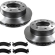 Front Fleet Duty High Carbon Disc Brake Rotors Pads For Express Van 2500 21-22