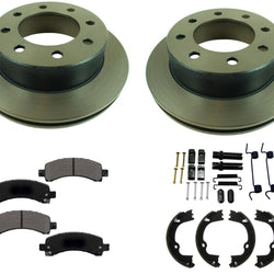 Rear Fleet Duty High Carbon Disc Brake Rotors Pads For Express Van 2500 21 2022