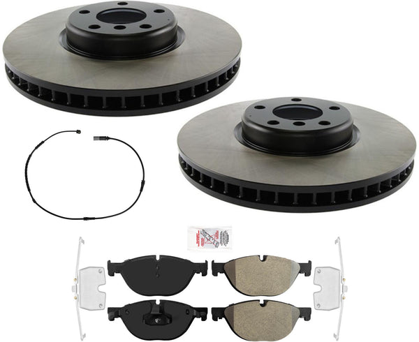 Front Carbon Brake Rotors Pads hardware For BMW 535i GT 10-17 REF 34116785669