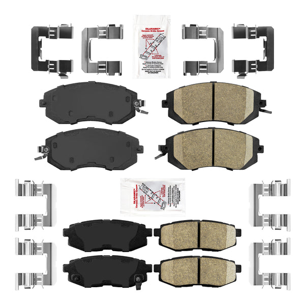Ceramic Front + Rear Brake Pads FOR 13-2020 SUBARU BRZ - TOYOTA 86 - SCION FR-S