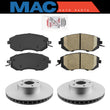 Front Ceramic Pads & Coated Rotors FOR 2011-2016 SUBARU IMPREZA OUTBACK SPORT