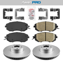 Almohadillas cerámicas delanteras y rotores recubiertos para 11-20 BRZ IMPREZZA WRX FORESTER LEGACY 86