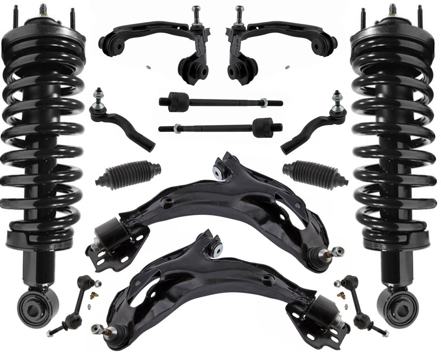 Puntales delanteros brazos de control inferiores y superiores de acero estampado para Crown Victoria 03-11