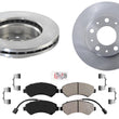 Front Disc Brake Rotors Semi Metallic Pads for Ram Promaster 2500 3500 2014-2021