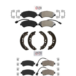 Heavy Duty Disc Brake Pads Parking Shoes for Ram Promaster 2500 16-22 Vented Rr
