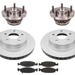 Rodamientos de rueda con almohadillas de rotores delanteros para Grand Cherokee 99-04 con pinzas TEVES