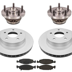 Rodamientos de rueda con almohadillas de rotores delanteros para Grand Cherokee 99-04 con pinzas TEVES