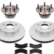 Rodamientos de rueda con almohadillas de rotores delanteros para Grand Cherokee 99-04 con pinzas AKEBONO