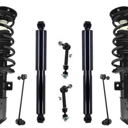 Front Struts Rear Shocks & Links For GMC Terrain W/ 17