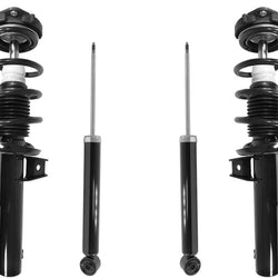 Front Complete Coil Spring Struts & Shocks For Volkswagen Beetle 2.5L 2012-2019