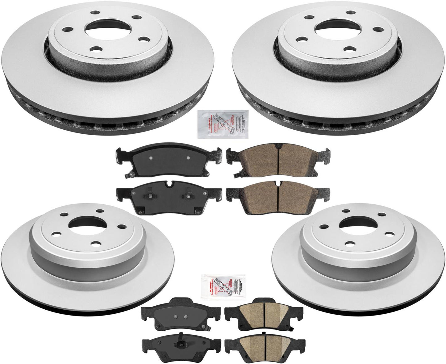 Improved Disc Brake Rotors For Grand Cherokee 11-21 330MM Front Rotors & Solid