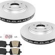 With 4 Wheel Disc Brakes Front Brake Rotors Pads 3pc for Pontiac G5 08-09