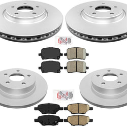 Rotores y pastillas de freno para Chevrolet Cobalt SS Sport 2.4L disco de 4 ruedas 2006-2008
