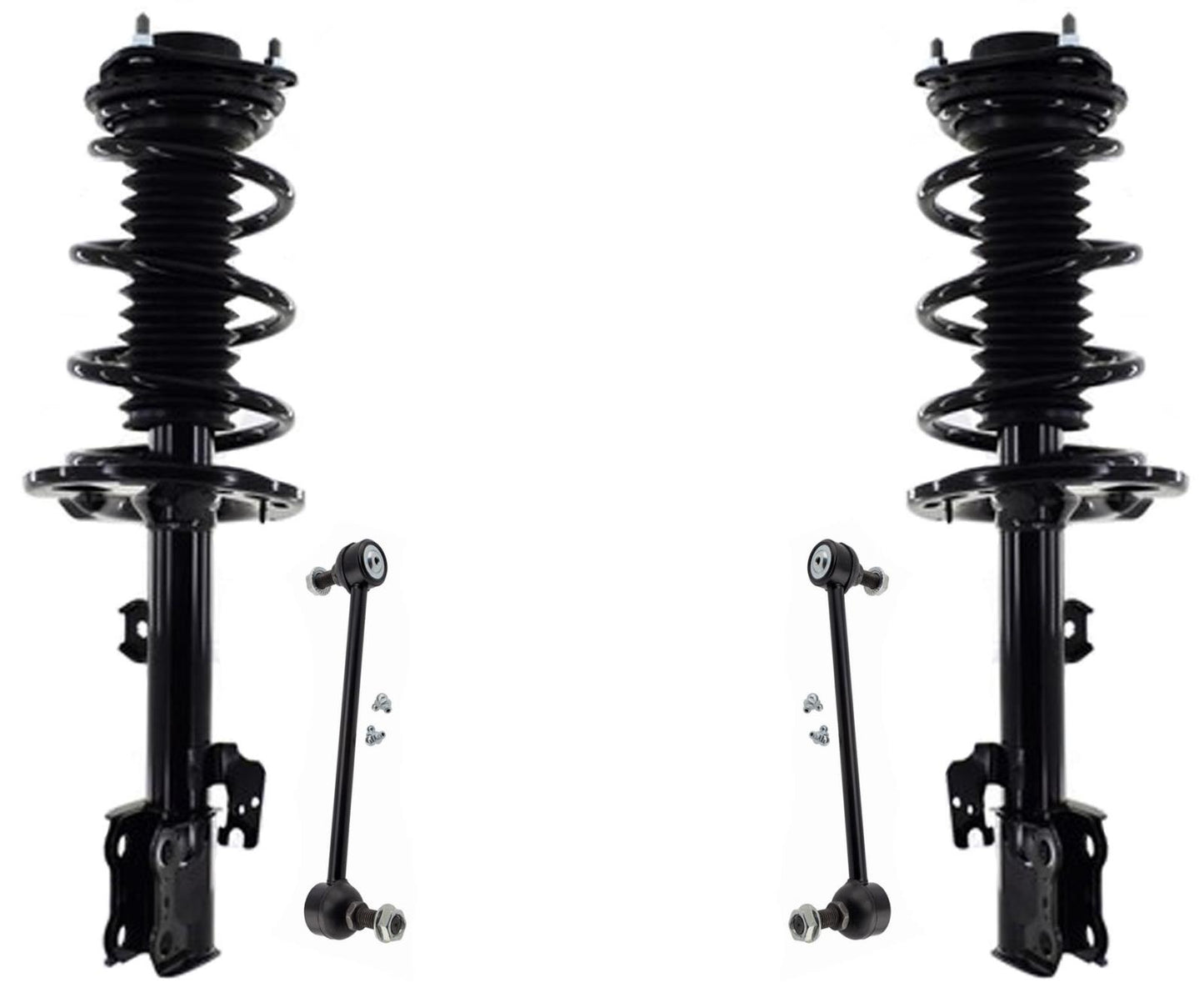 Front Complete Strut Assembly & Front Sway Bar Links For Lexus RX350 2016-2020