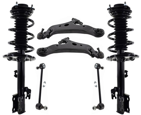Front Complete Strut Control Arms & Sway Bar Links For Lexus RX350 2016-2020