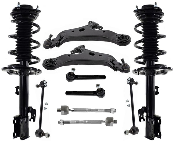 Front Strut Control Arms Tie Rods & Sway Bar Links For Lexus RX350 2016-2020