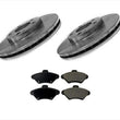 Front Brake Rotors & Ceramic Brake Pads for a FORD Mustang 1994-1998