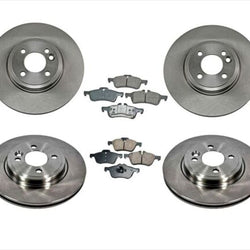 Rotores y almohadillas delanteras y traseras de 276 mm 02-05 para Mini Cooper 1.6L y Cooper S 6 piezas