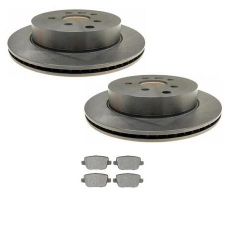 Fits For Land Rover 2008-2012 LR2 REAR Disc Brake Rotors & Pads 3pc Kit