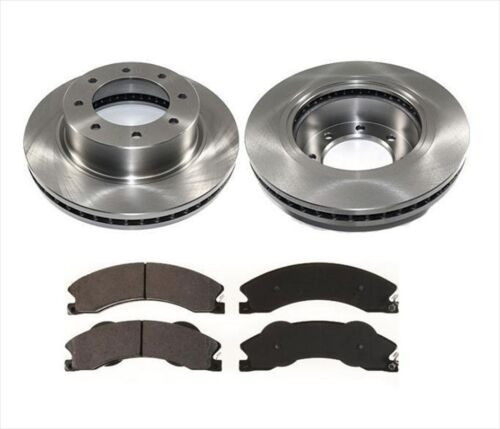 Rotores y pastillas de freno delantero para Nissan NV1500 NV2500 NV3500 2012-2019, kit de 3 piezas
